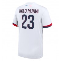 Stroje piłkarskie Paris Saint-Germain Randal Kolo Muani #23 Koszulka Wyjazdowej 2024-25 Krótki Rękaw